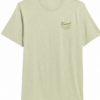 Pale Sage Green Crewneck T-Shirt with Small Chest Print