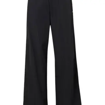 Black Flared Wide-Leg Pants