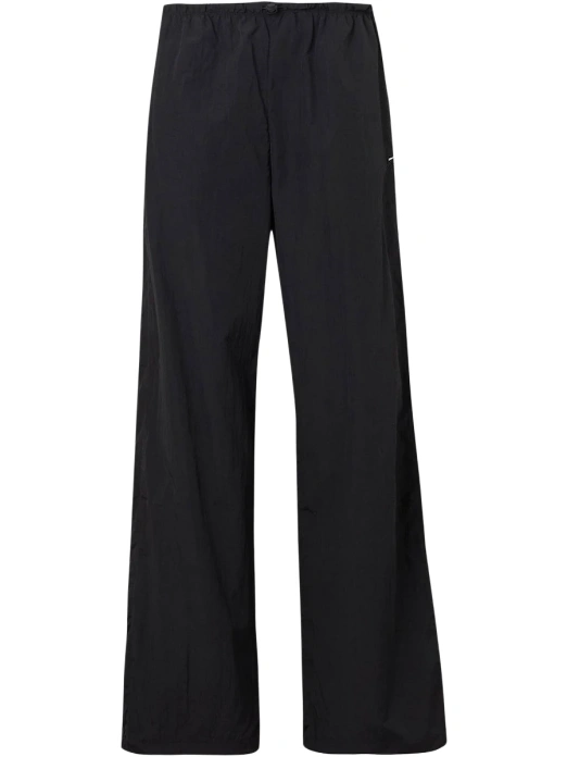 Black Flared Wide-Leg Pants