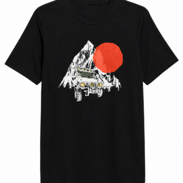 Black Off-Road Vehicle Graphic Tee