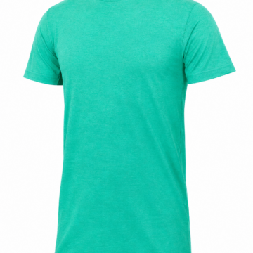 Teal Heather Crew Neck Short-Sleeve T-Shirt